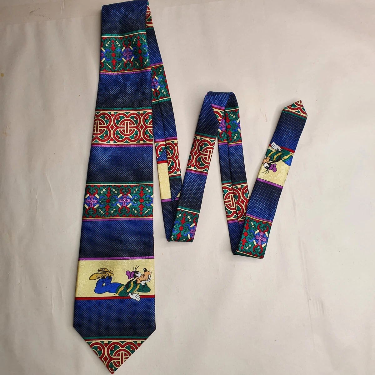 Disney Goofy Neck Tie Colourful Polyester 