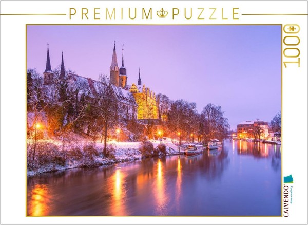 Calvendo Puzzle Winter In Merseburg | 1000 Teile Lege-GrößE 64 × 48 Cm Foto-Puzz-image