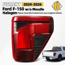 For 2024 2025 2026 Ford F-150 Halogen Tail Light w/ Blind Spot Detection Right