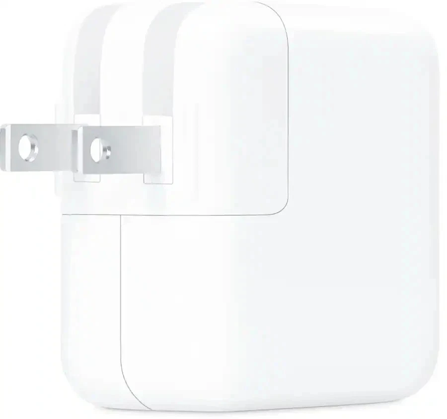 Adaptador de corriente de pared USB-C de 30 W de caja abierta Apple OEM MW2G3AM/A - A2164 - blanco Foto 2 de 3