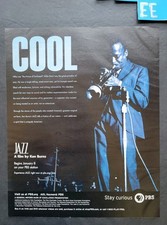 Miles Davis Ken Burns Jazz Documentary PBS Promo Print Advertisement 2000