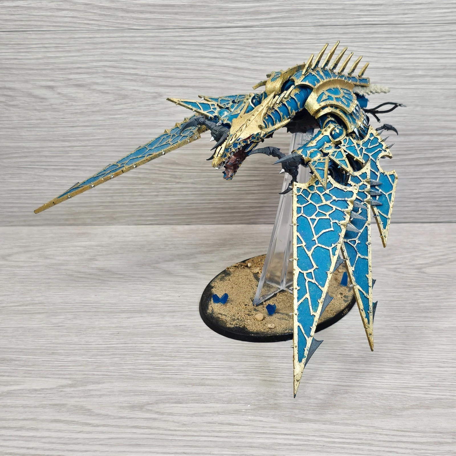 Warhammer 40K Chaos Space Marine Heldrake Thousand Sons Built & Painted