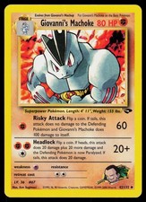 GIOVANNI'S MACHOKE 42/132 GYM CHALLENGE UNLIMITED DMG on eBay