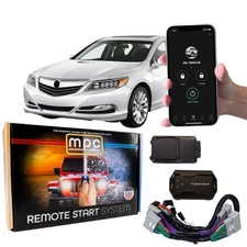 Smartphone or OEM Remote Activated Remote Start Kit For 2014-2015 Acura RLX