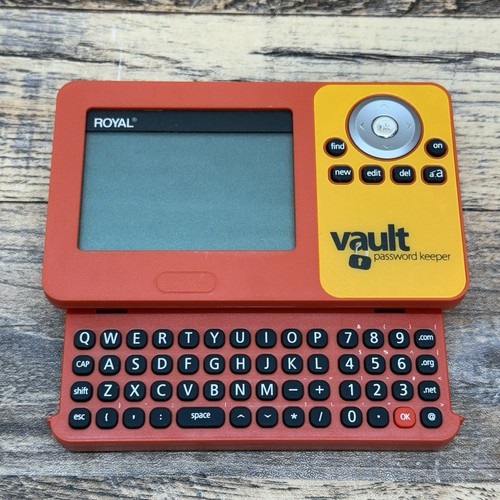 Royal Electronic Password Vault Vintage Storage Qwerty Keyboard