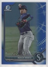 2022 Bowman Chrome Prospects Blue Refractor 85/150 Noelvi Marte #BCP-63 12jg