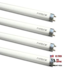4 Pack F14T8/CW Fluorescent Light Bulb,T8 14 Watts 4100K Cool White T8 Linear