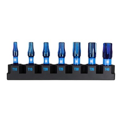 Spyder 7pc Impact Driver Torx Bit Set T10 T15 T20 T25 T30 T35 T40 19067