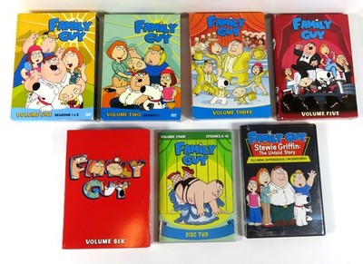 Family Guy DVD Collection Volumes 1 2 3 5 6 + Extras Excellent