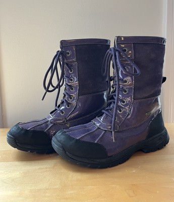 Purple ugg vibram boots size women s 5