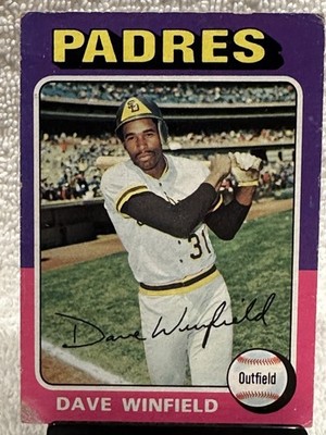 1975 Topps Dave Winfield #61 San Diego Padres HOF Vintage Baseball Card