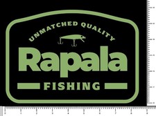 Rapala Fishing Lure Xl Die Cut Sticker 8.2 X 5.75 Pick Your Color