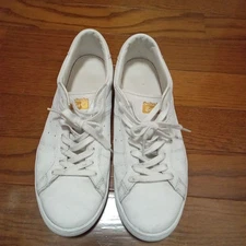 Onitsuka Tiger Loneship White Leather Sneakers Men US 9.0 Excellent Used