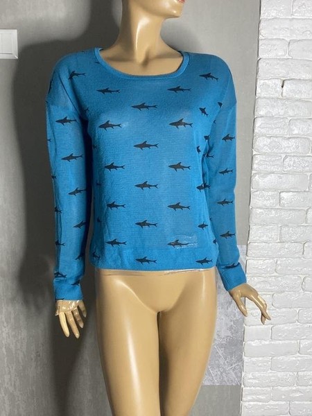 Women ACW85 Sweater Navy Polyester 38 / M / 46