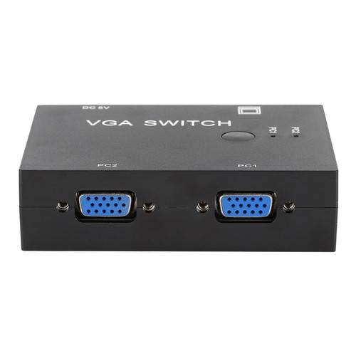 VGA Splitter Computer Accessory 2-In-1-Out 2 Port Switcher HD Display Accesso CB - Afbeelding 2 van 22