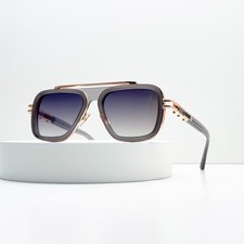 DITA LXN-EVO DTS403-02 Sunglasses Crystal Grey White Gold Blue Mirror 54