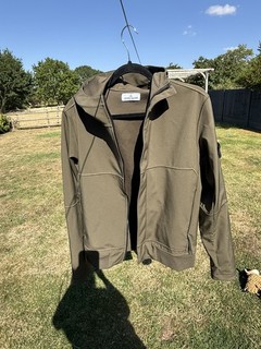 Stone Island Junior Jacket In Green Age 14 Years