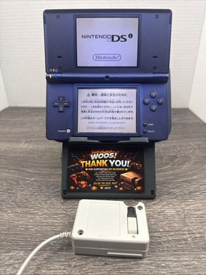 Nintendo DSi Midnight Blue Console Stylus Japanese ver. Ships From US.