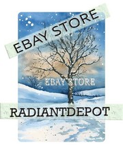 winter tree metal sign rustic christmas wall art dorm room wall decor