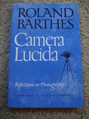 Camera Lucida: Reflections on Photography [Paperback]