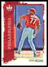 2021 Panini Diamond Kings Adonis Medina Rookie Philadelphia Phillies #57