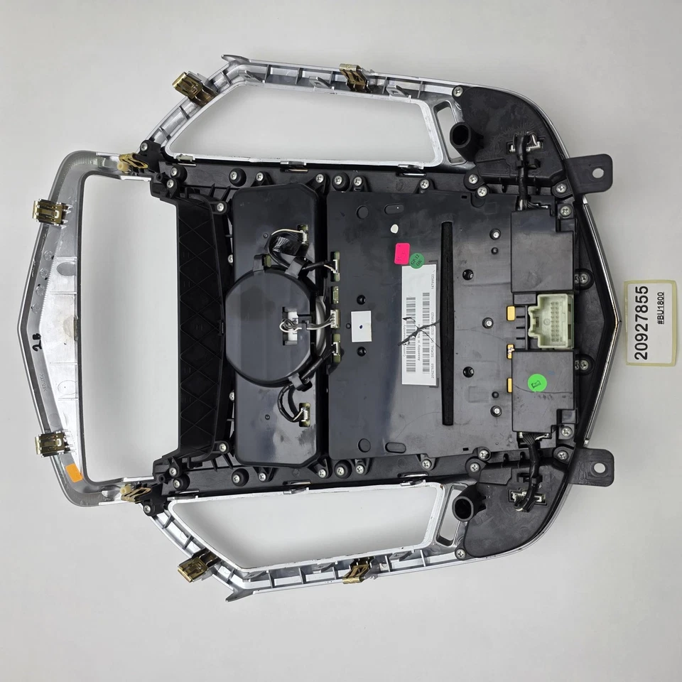 2010-2012 Cadillac SRX Navigation Radio Climate Control Panel 20927855 - Image 2 of 4