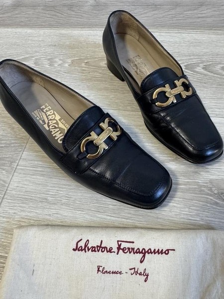 Women Salvatore Ferragamo Loafers Navy 36