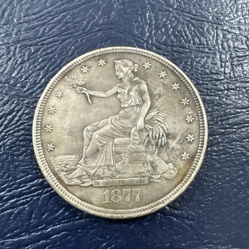 1877-S Trade Dollar, Original XF