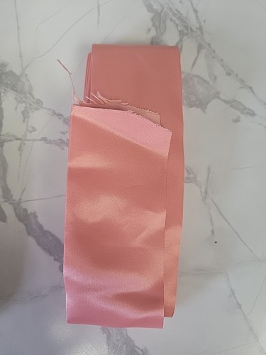 Wrights Satin Blanket Binding Salmon Color. Opened And Cut. Approx 3/4 Package - Picture 3 of 3