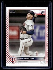 2022 Topps Update Independence Day Josh Winder RC 43/76 Minnesota Twins #US6