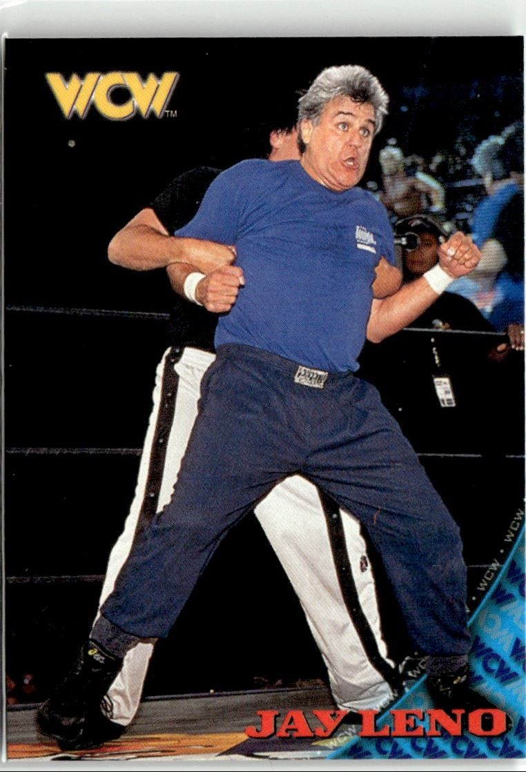 Jay Leno RC: 1998 Topps WCW/nWo Rookie Card #41