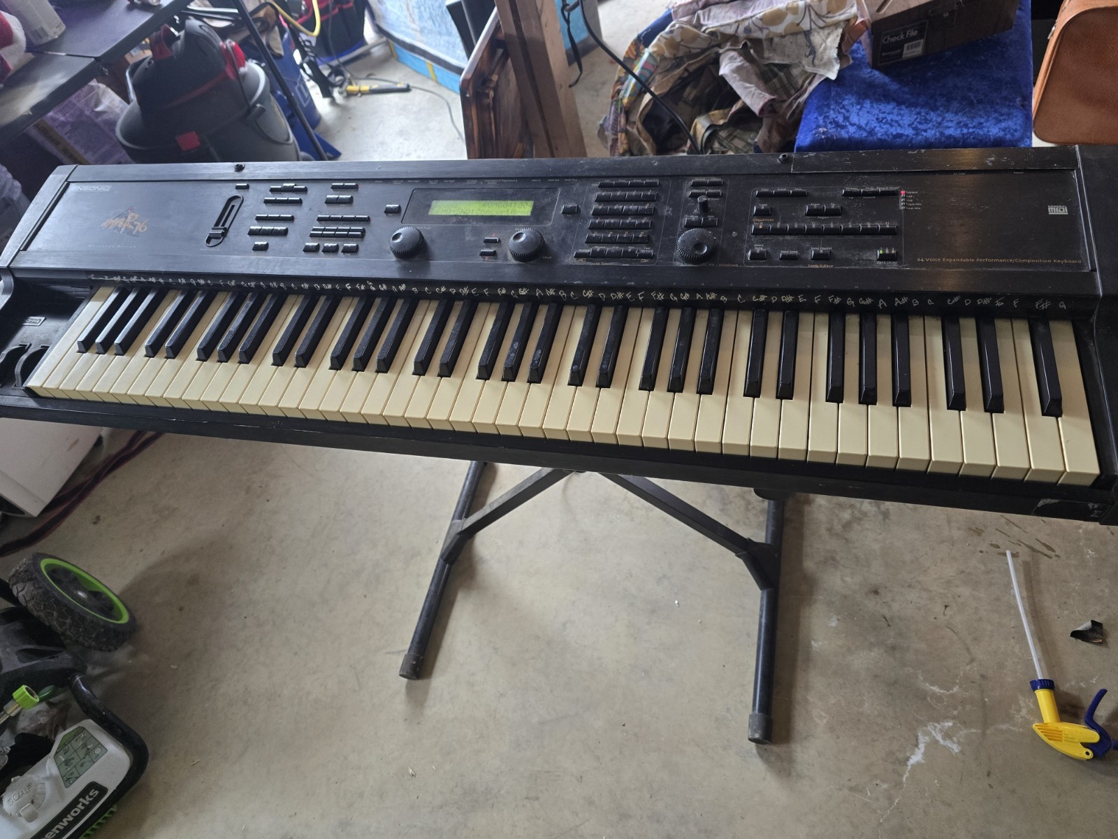 ENSONIQ MR 76 Weighted Key Workstation 64 Voice Expandable Songwriter's Keyboard