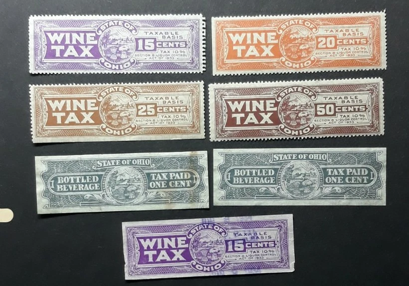 Ohio Tax Stamps for sale