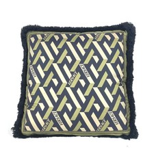 ヴェルサーチ VERSACE メデューサ ロゴ ピロー 枕 インテリア クッション シルク ブルー 新品同様 Versace Blue Home Décor Pillows for sale | eBay