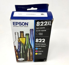 Epson 822XL 822 Cyan Magenta Yellow Ink Cartridges Pack NEW Sealed Exp 11/25