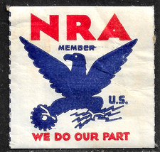 HICK GIRL-MINT U.S. KOPCIUSZEK STAMP NRA CZŁONEK ROBIMY NASZĄ CZĘŚĆ E845