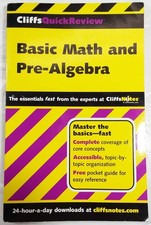 Image of Cliffsquickreview Basic Math and Pre-Algebra
