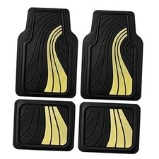 Road Comforts Juego completo de alfombrillas para el piso del Amarillo