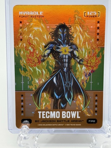 2026 Bo Jackson Battle Arena Tecmo Bowl Myracle Jaymir Gibbs Orange BF Fire
