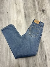 Vintage 1980s Levi's Orange Tab Blue Jeans Size 12 Made In USA
