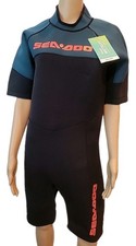 BRP Seadoo Mens 3 Mm Escape Shorty Wetsuit Navy / Marine XXL 2867881489 Surfing
