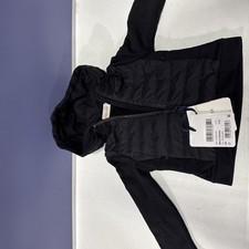 New MONCLER Padded insert Jacket in black Youth Size 5A NWT