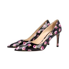 Prada Calzature Donna Vernice Rose Pointed Heels (Size 36)