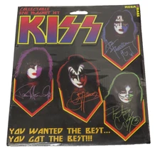KISS 5 PIECE MAGNET SET SEALED ON CARD OFFICIAL BY ATA BOY