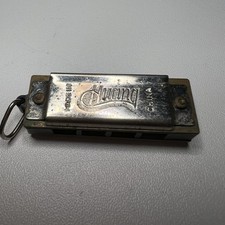 Vintage Huang Brand Miniature Harmonica