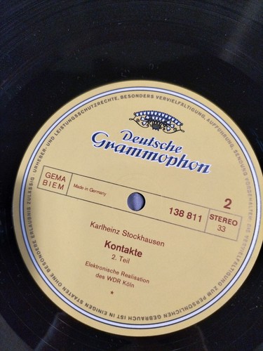 LP Vinile - Karlheinz Stockhausen - Gesang Der Jünglinge • Kontakte - Foto 3 di 4