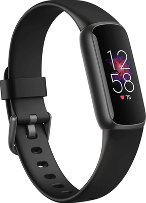 Fitbit Luxe Activity Tracker - Lunar White/Soft Gold Stainless