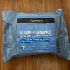 Neutrogena Makeup Remover Ultra Soft Cleansing Towelettes Face Wipes 25 Pack Ct