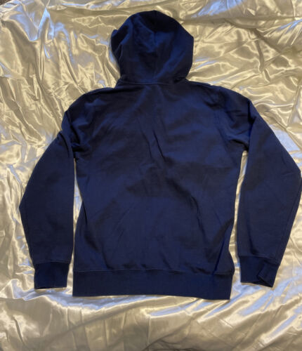Disney Hoodie Men M 38-40 Mickey Goofy Pluto Donald Full Zip Sweater Navy Fleece - Picture 2 of 14