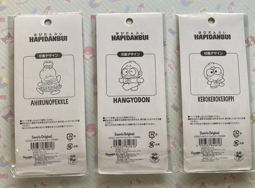 SANRIO Acrylic Stand & Stamps TUXEDOSAM POCHACCO KEROPPI PEKKLE HAPIDANBUI Japan - Bild 5 von 18
